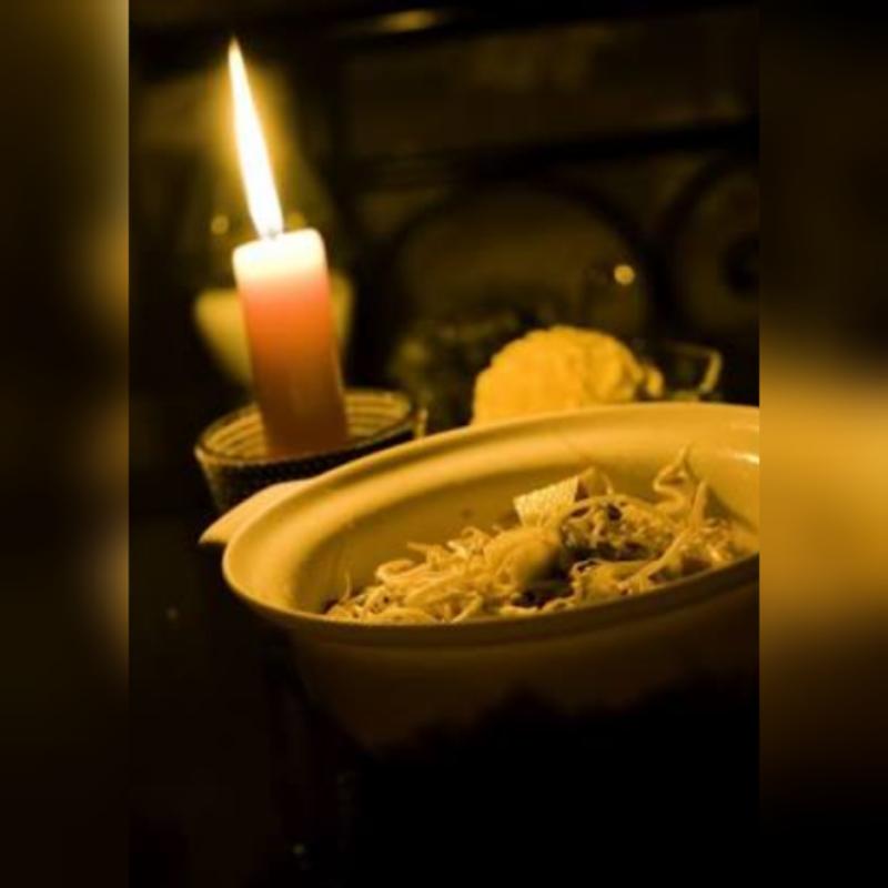 Dinner in the dark