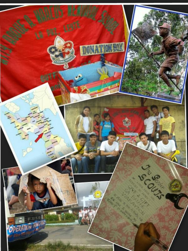 Help from Scout Movement for Super Typhoon YOLANDA / HAIYAN victims