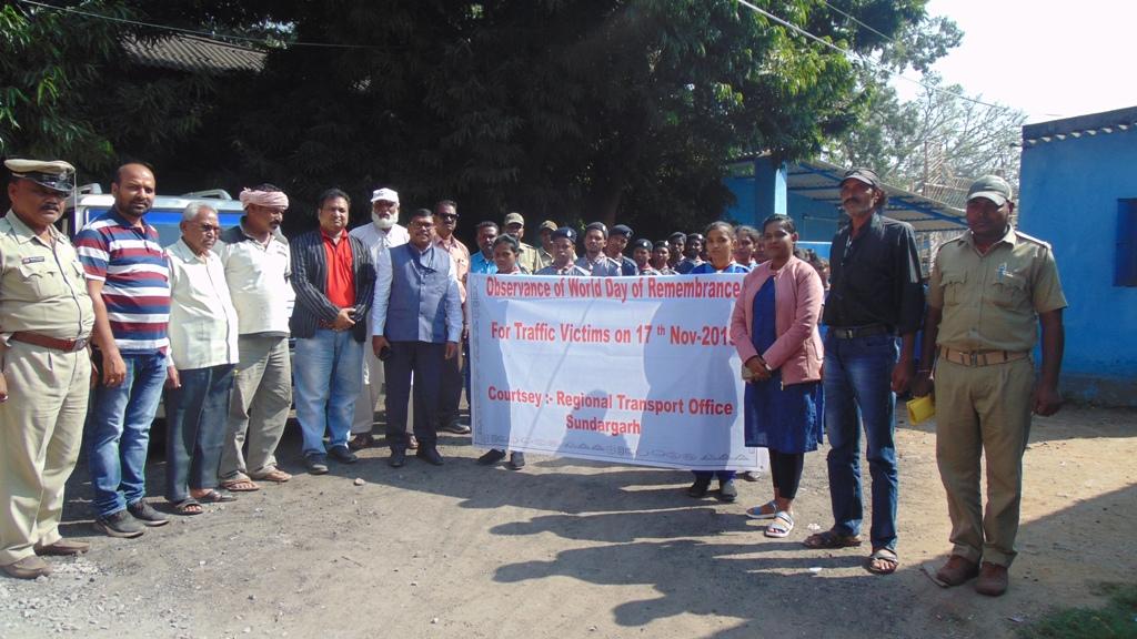 Observance of World Day of Remembrance for Traffic Victims in Bargaon ITI