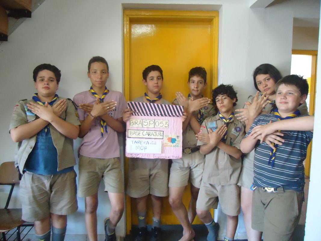 Carajuru Scout Group in JOTI 2013 - MoP