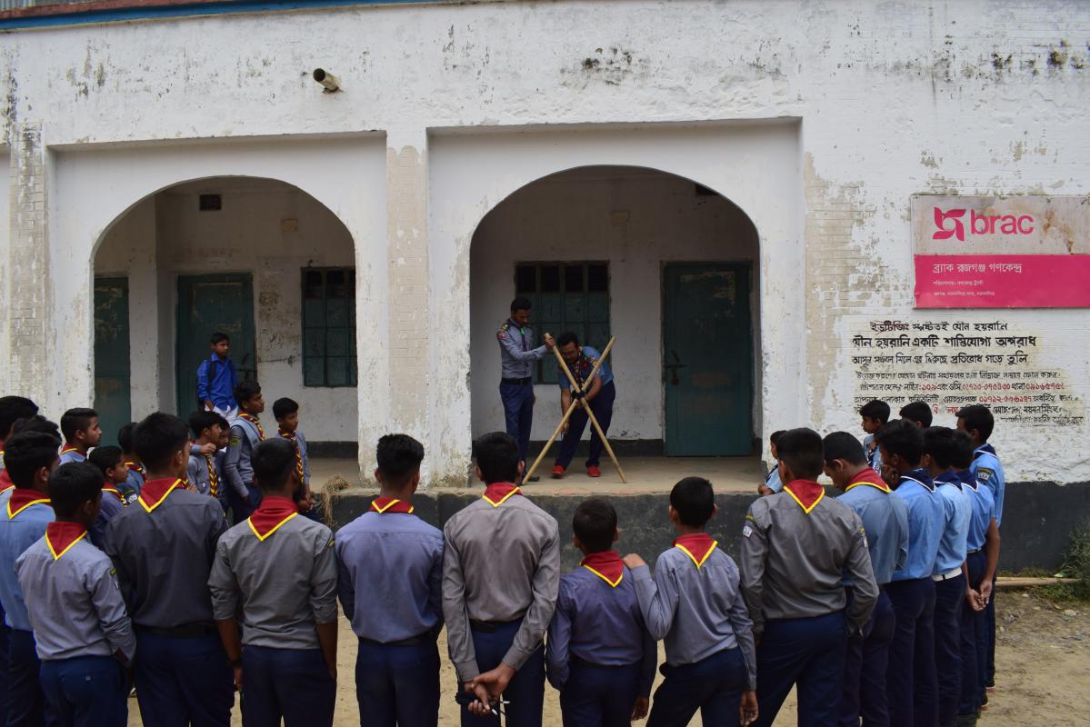 Practical Work (Lashing)