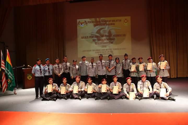 Majlis Pingat 100 Tahun Sarawak & Pengkalungan Anugerah Ketua Pengakap Negara Rambu Pengakap Remaja