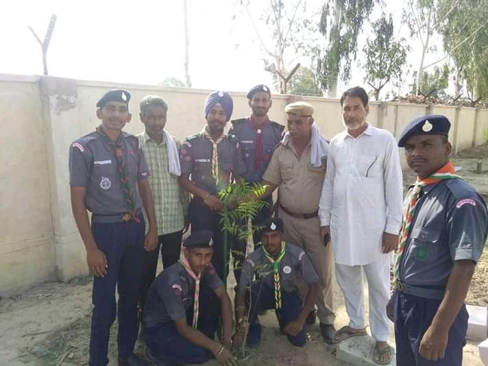 150 वी गांधी जयंती वर्ष के उपलक्ष में वृक्षारोपण