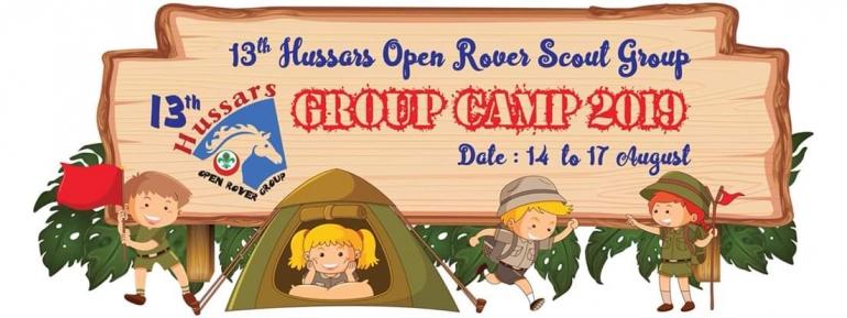 Annual Group Camp of 13th Hussars Open Rover Scout Group 