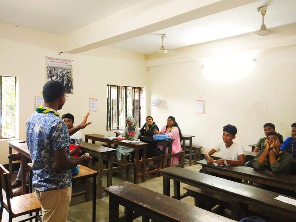 taking scout class