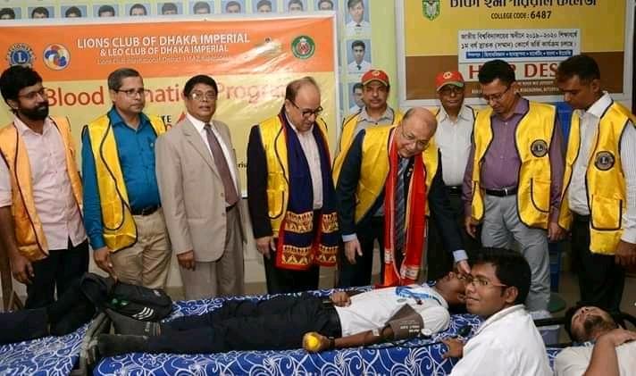 Blood Donation Programme .