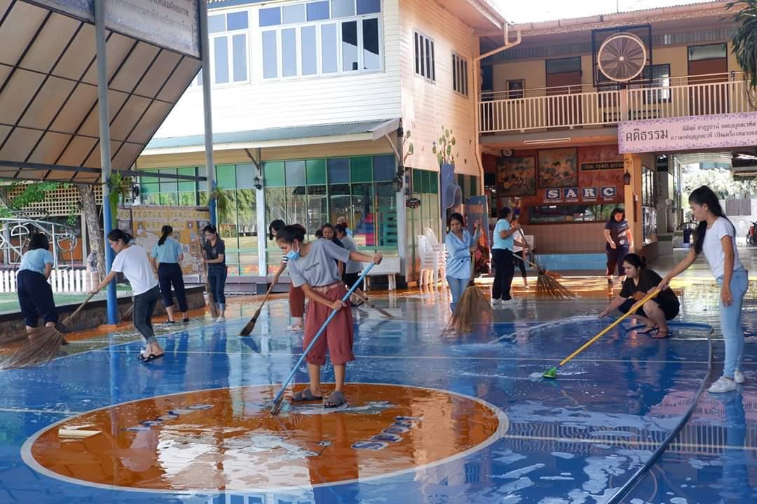 ช่วยกันล้างทำความสะอาด เพื่อป้องกันการติดเชื้อจาก covid 19