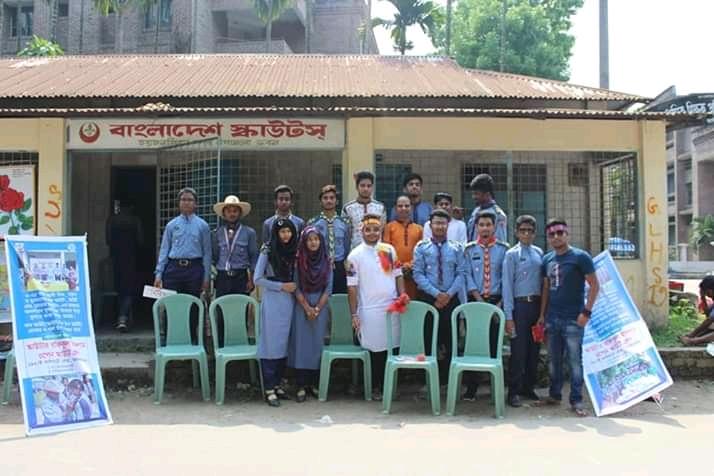 বিনামূল্যে বিশুদ্ধ পানি সরবরাহ ও আলপনা অঙ্কন