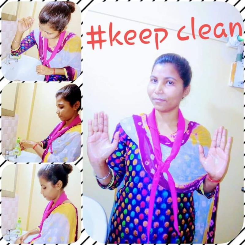 Sankalp⚜
A) Health & Well being..
Challenge - 3  #handwash .