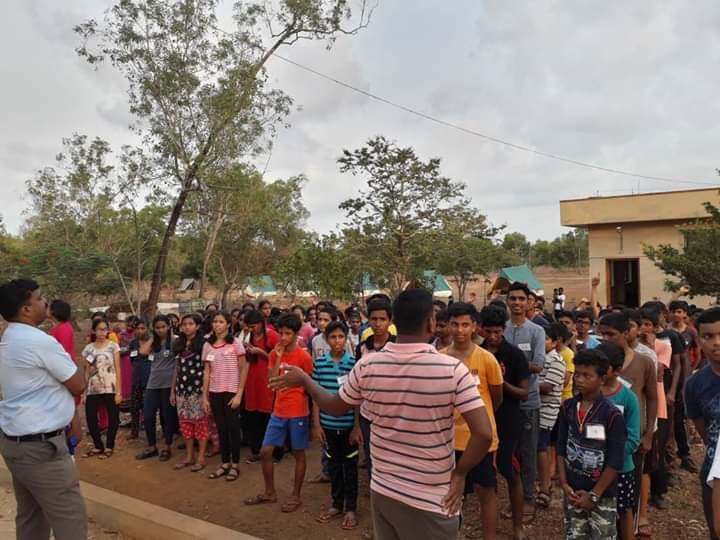 Service at district llevel preparatory testing camp for scout and guide udupi ditrict