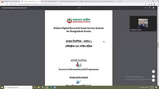 Dhaka District Rover's Online Membership Registration Workshop-2020 