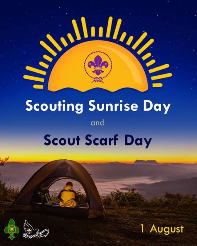 World Scarf Day #scouts #scoutingsunriseday