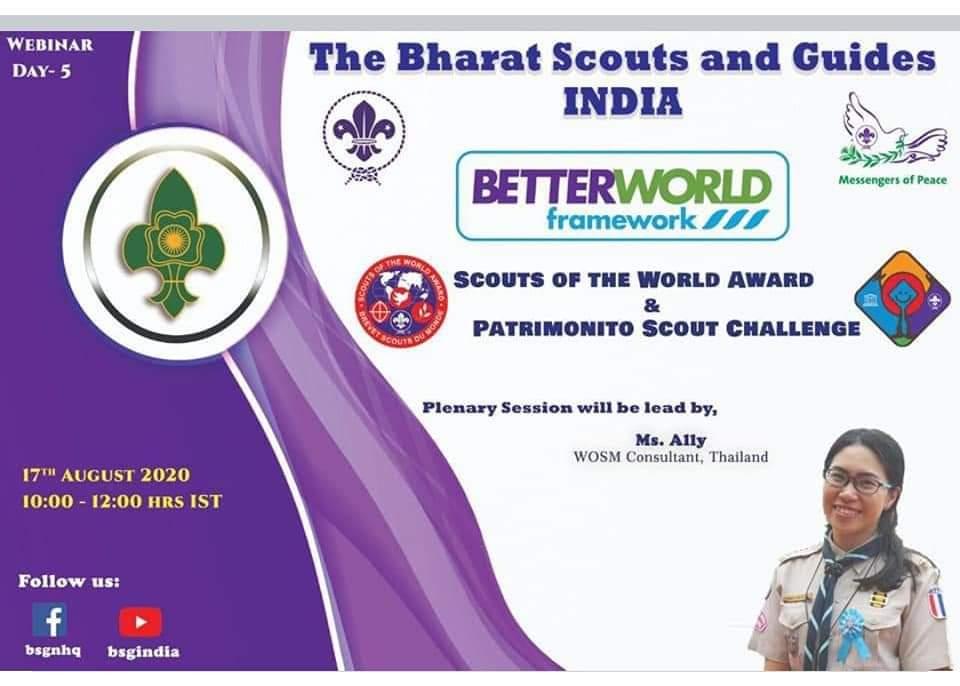 Day 5 Better World Framework (scout of the world award and patrimonito scout challenge)