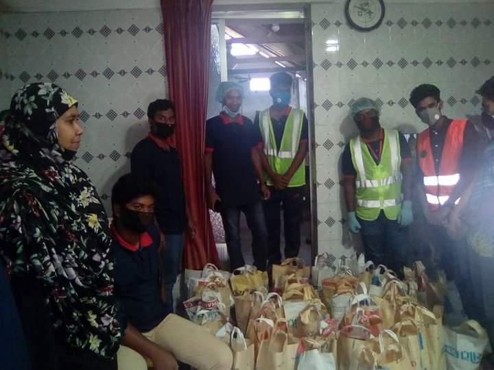 Gift Distribution Among Helpless And Poor People