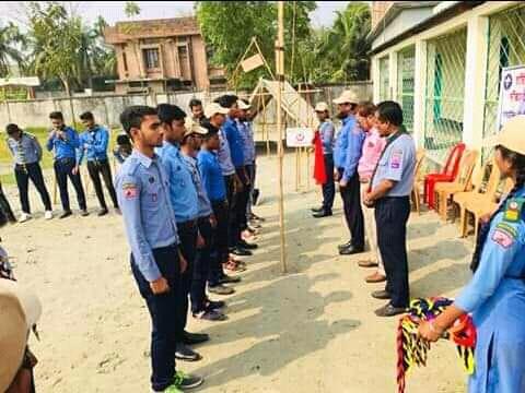 রোভার  সহচর দের দীক্ষা অনুষ্ঠান-২০১৮