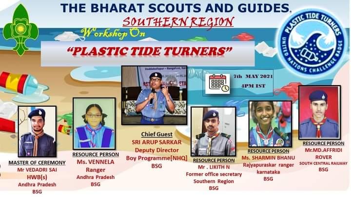 "Talk on Plastic-:Leader Level : Tide Turner's Plastic Challenge Badge (OFFLINE) :BSG KARNATAKA _District Association Udupi. India. "