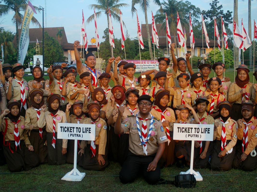 Ticket To Life Indonesia Education for street child with scouts,
