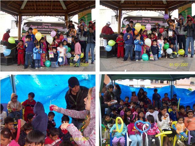 Agasajo día del niño dirigido a los hijos de las internas del penal  San Sebastián  Mujeres (Cochabamba)