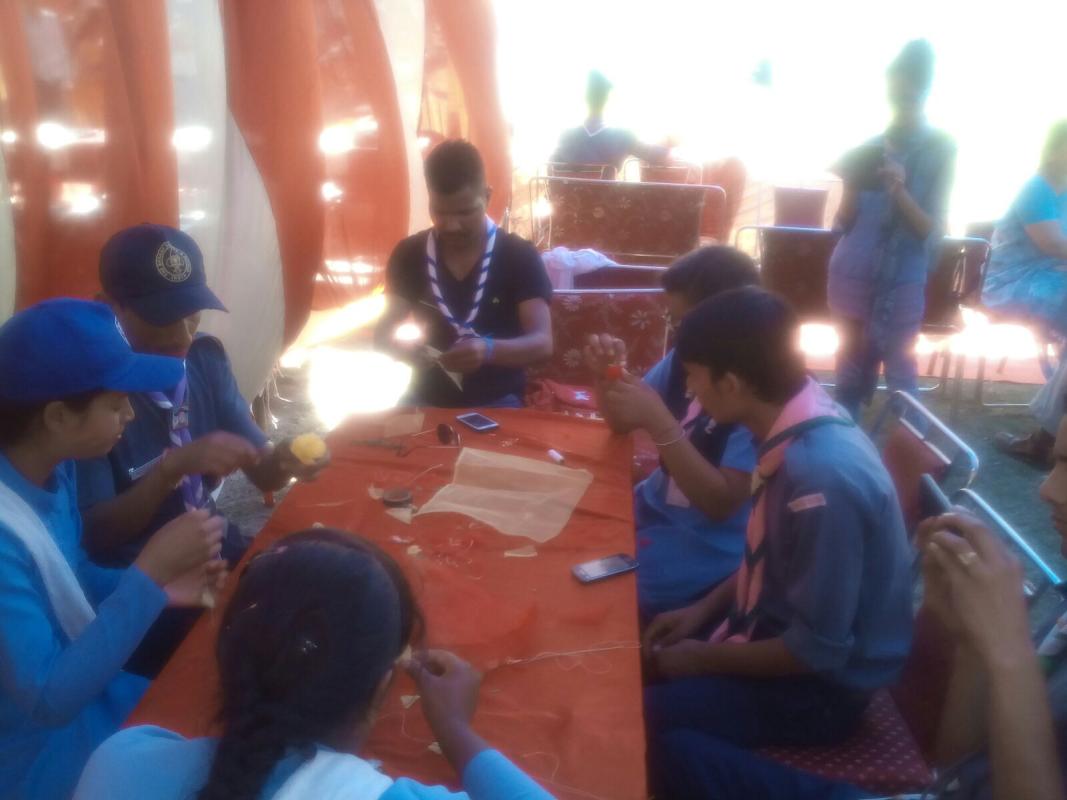 Service with Red cross society