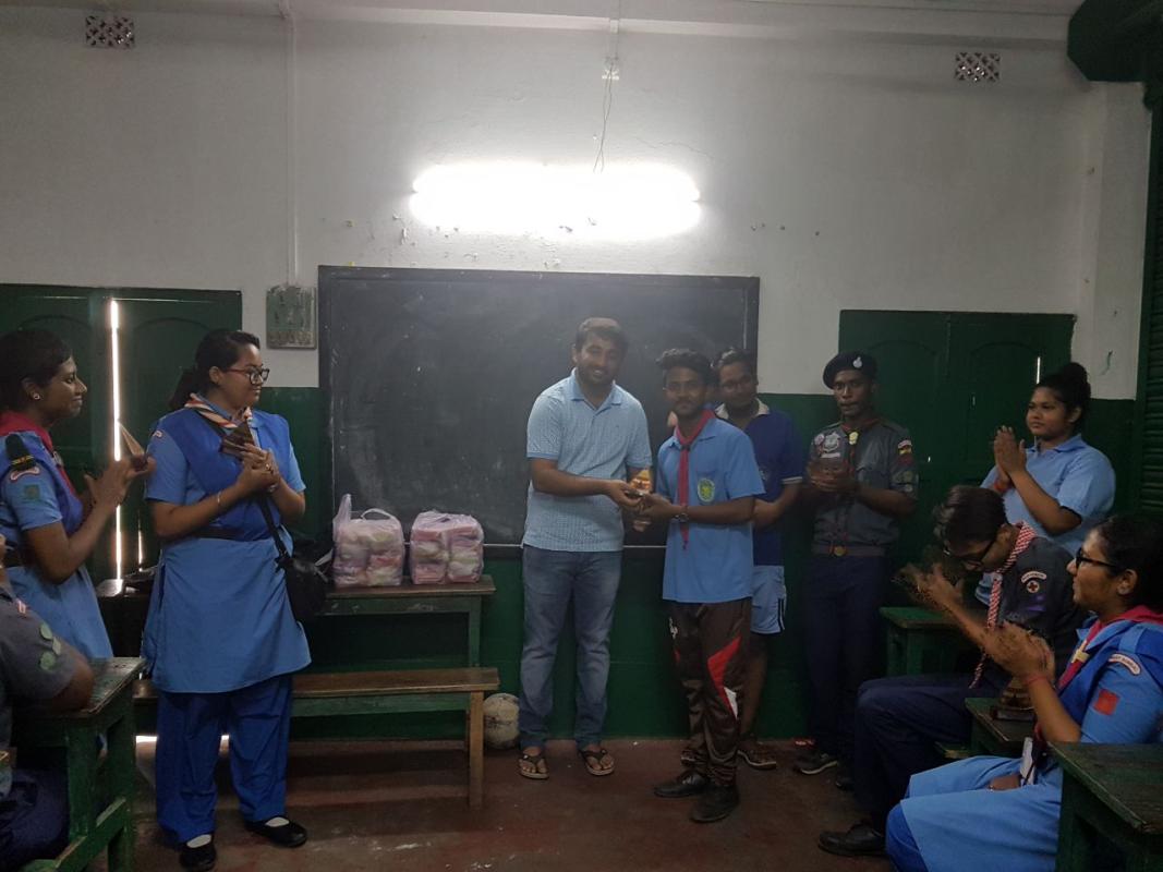 A camp held in Douglas Memorial Higher Secondary School in order to recruit new scouts and guides members.
