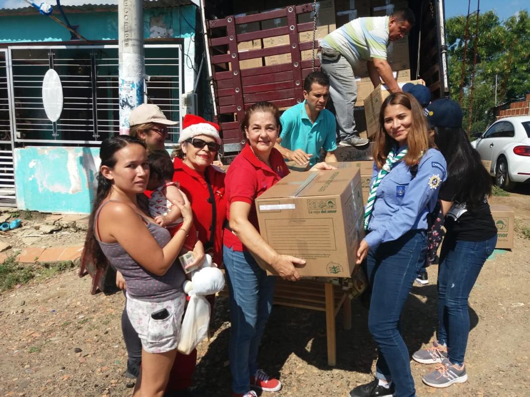 Cajas del amor 2018