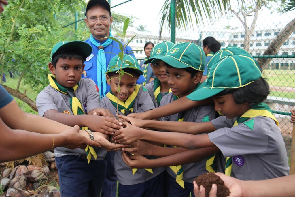 International Day Of Peace 2019 - Tree Planting Program Organized by St.Jude's College Sea Scout Troop in Sri Lanka Scout Association Negombo District Branch