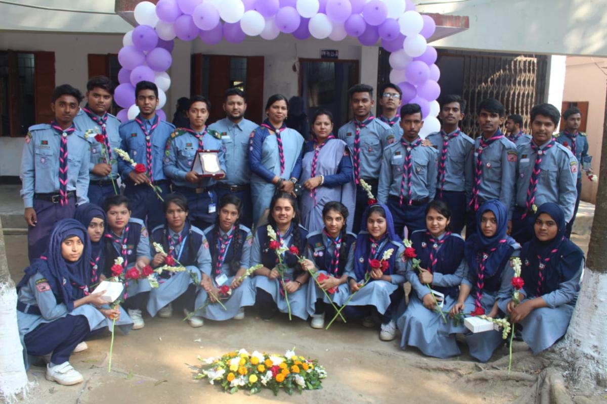 রোভার এর দীক্ষা অনুষ্ঠান-২০১৯