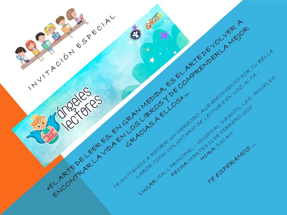 Lectura Cuentos en Hospital Infantil