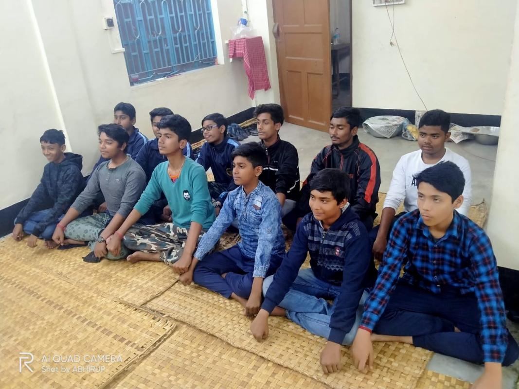 Session start on one night camp 