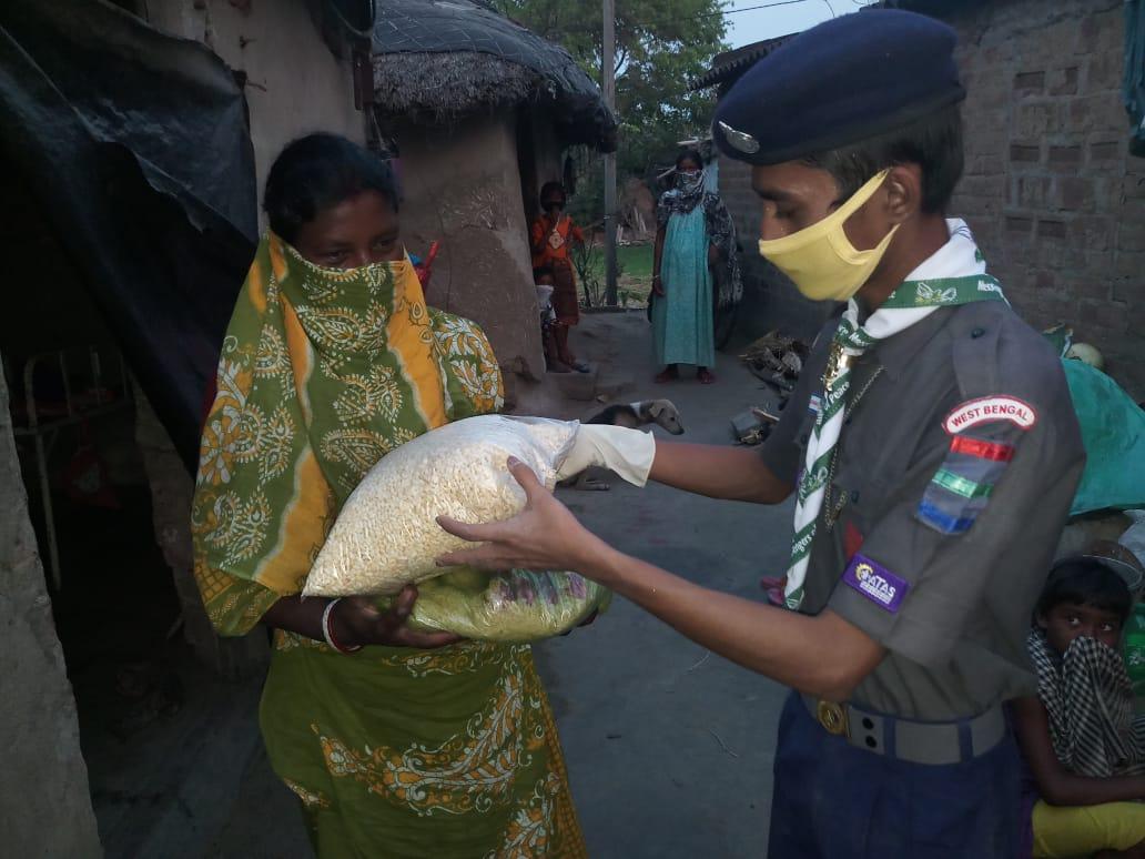 Food Grain Distribution on COVID-19 Pandamic