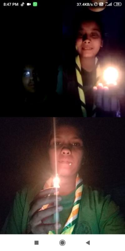 Earth hour #virtaule campfire 