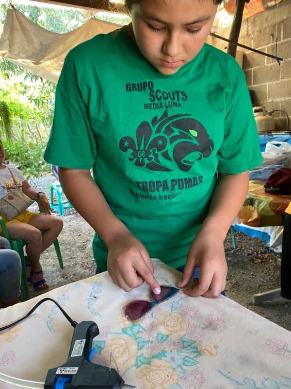 *झुंझुनूं*  विश्व योग दिवस के अवसर पर स्काउट गाइड योग करते हुए