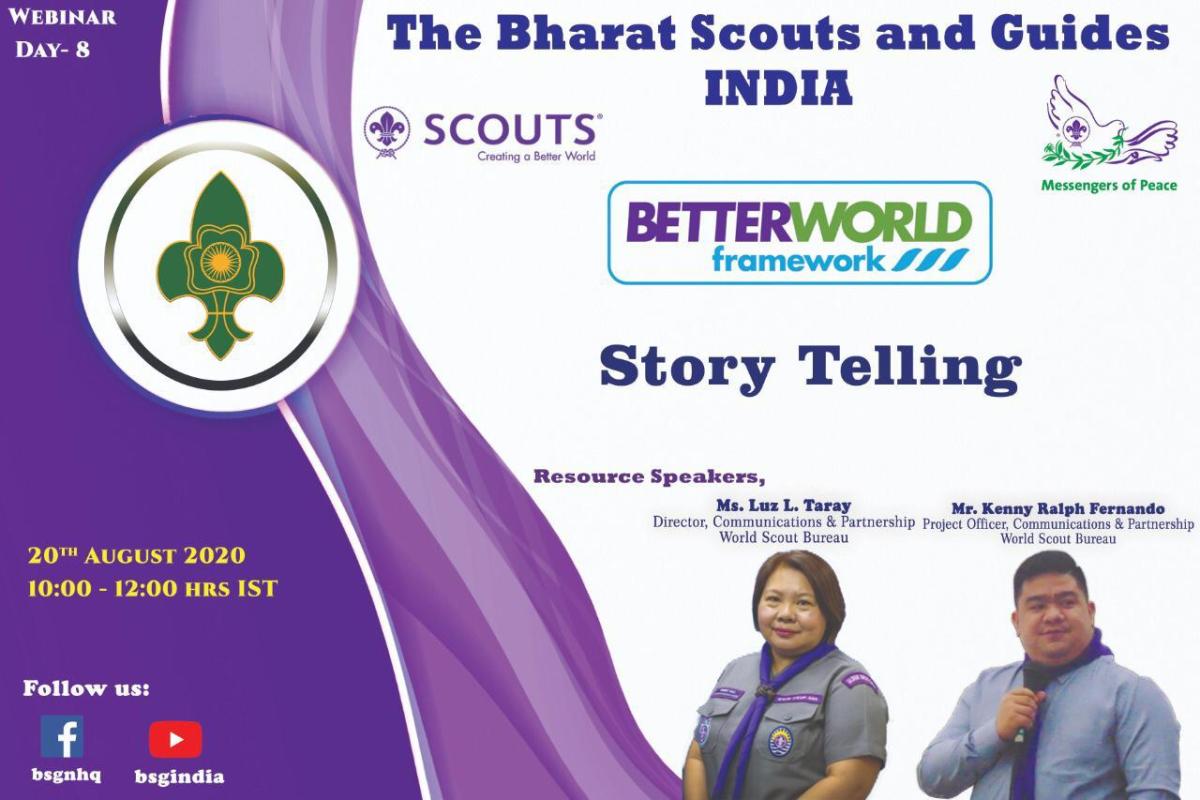 DAY-8 A VIRTUAL WEBINAR OR BETTER WORD FRAMEWORK, STORY TELLING