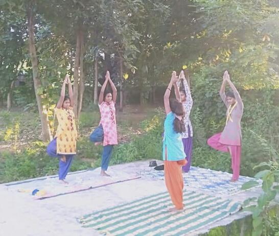 "YOGA WITH BSG"  FIT INDIA HIT INDIA