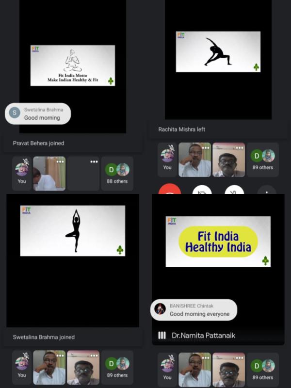 DAY 1-WEBINAR ON YOGA BY  BSG ODISHA STATE