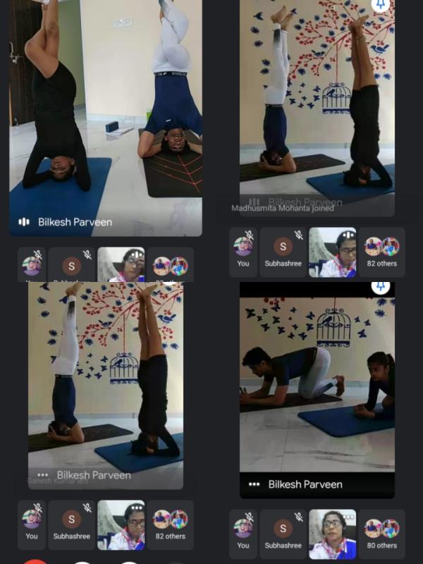 DAY 2- WEBINAR ON YOGA WITH BSG ODISHA STATE BY MCNL