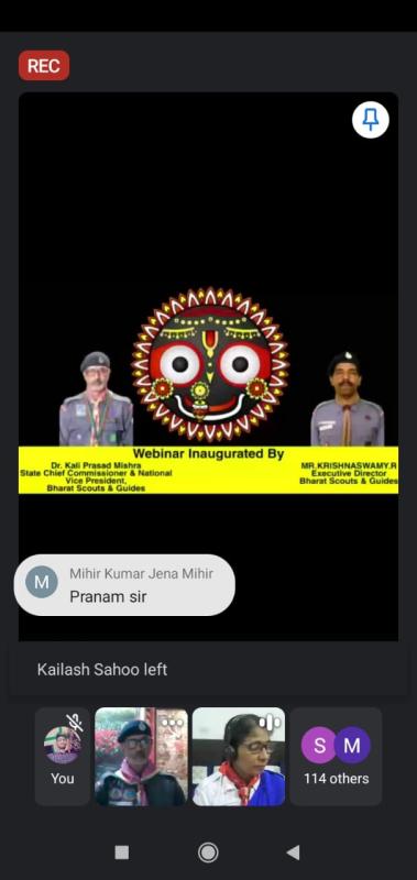 DAY 3 WEBINAR ON YOGA WITH BSG ODISHA BY MCNL