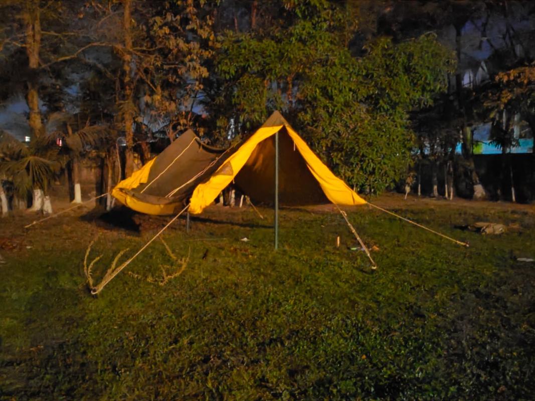 তাঁবু জলসা প্রস্তুতি । ময়মনসিংহ বিভাগীয় রোভার মেট কোর্স ২০২১