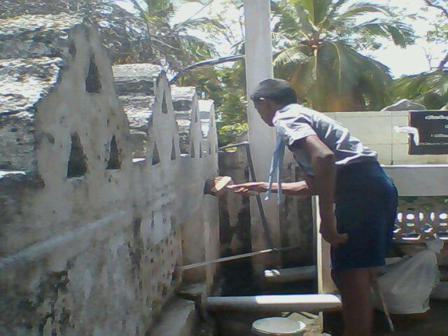 Temple cleaning project