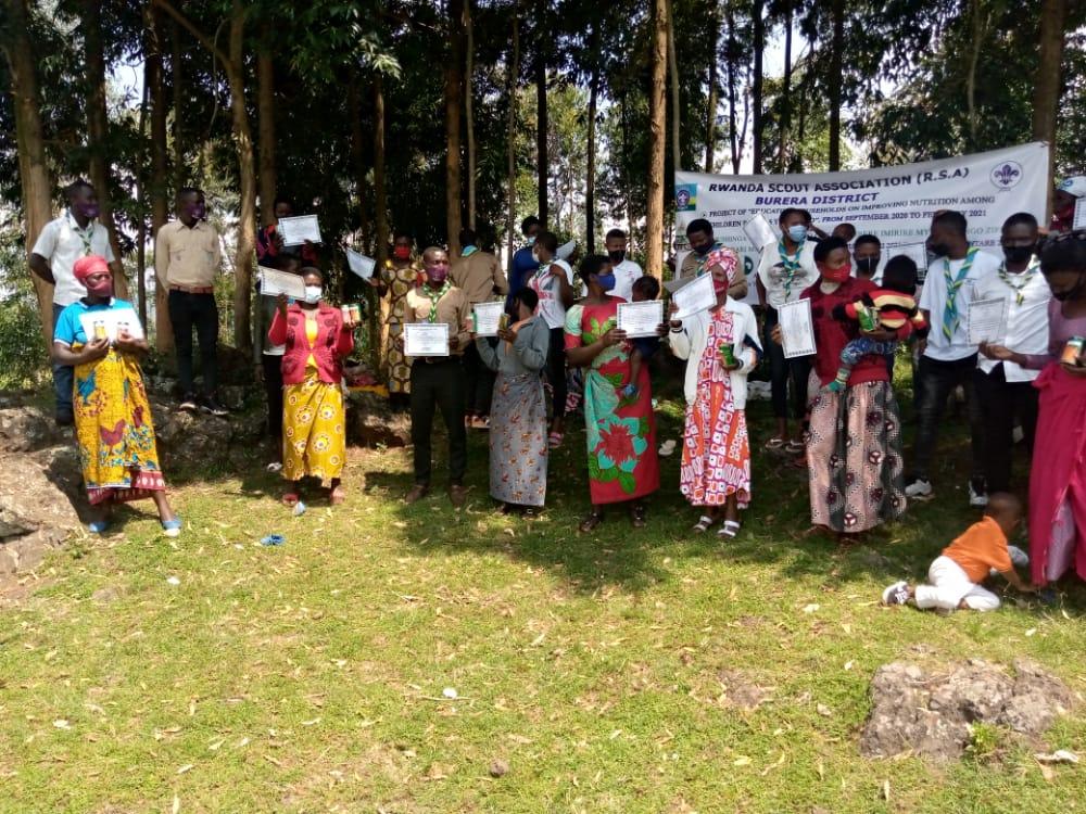 Educating Households on Improving nutrition among children below 6 years Old by Growing and eating nutritious Food/Graduation of beneficiaries