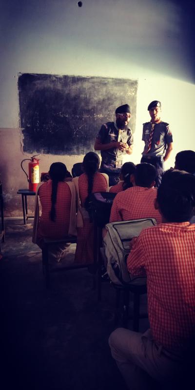 आपदाओं के बारे में सामान्य जानकारी दी।