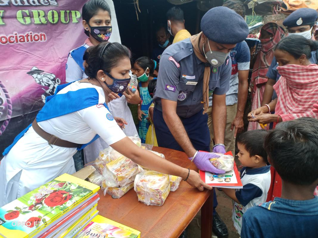 AN EFFORT TOWARDS STAND BESIDE NEEDY PEOPLE