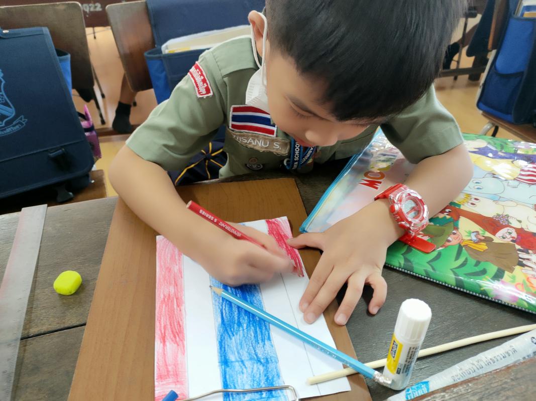 กิจกรรมทำธง