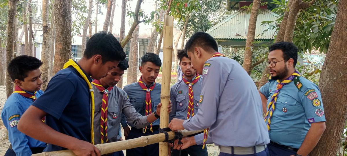 Practical Work (Lashing) 