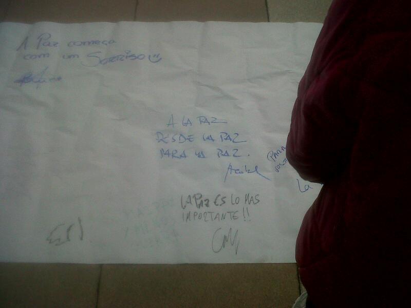 Haciendo amigos, regalando paz