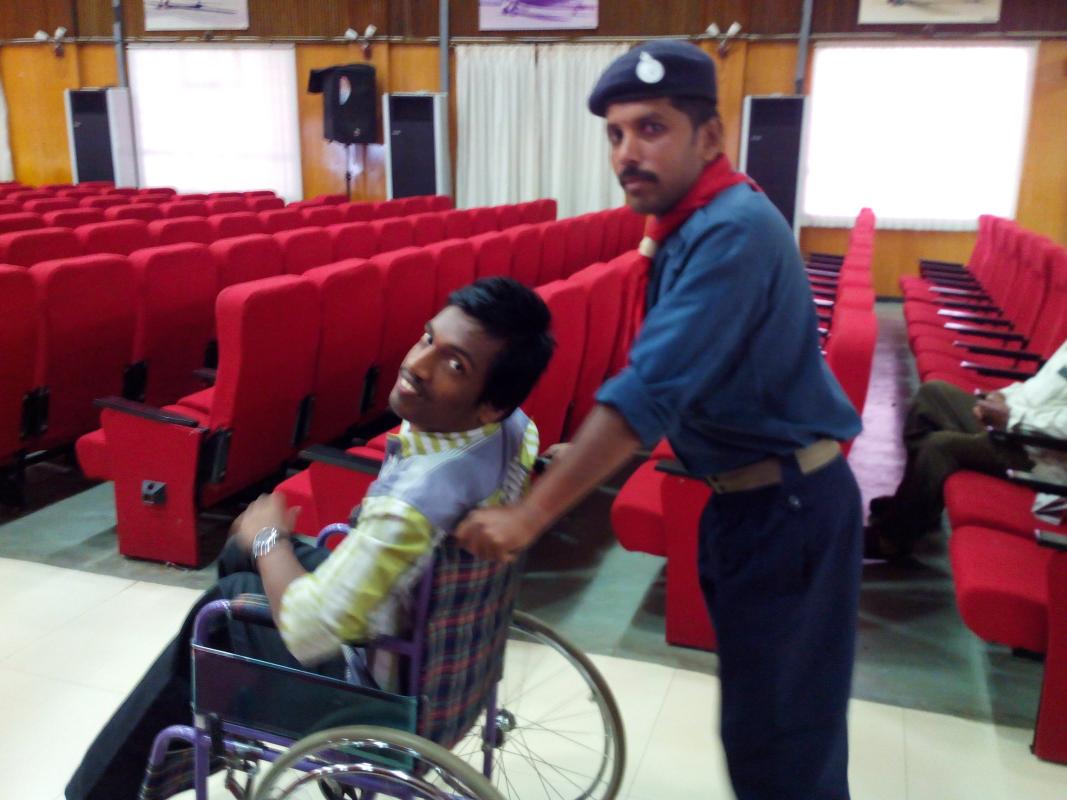 service at world disabld day