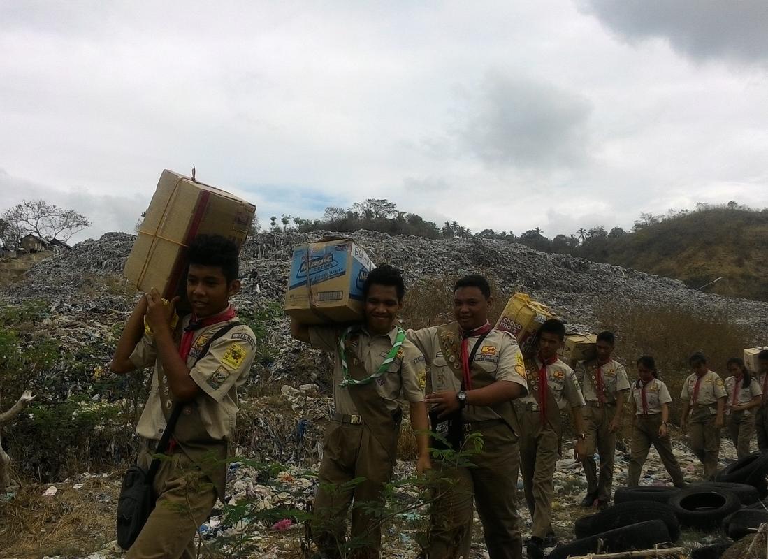Clothes Distribution to Ticket To Life troop
