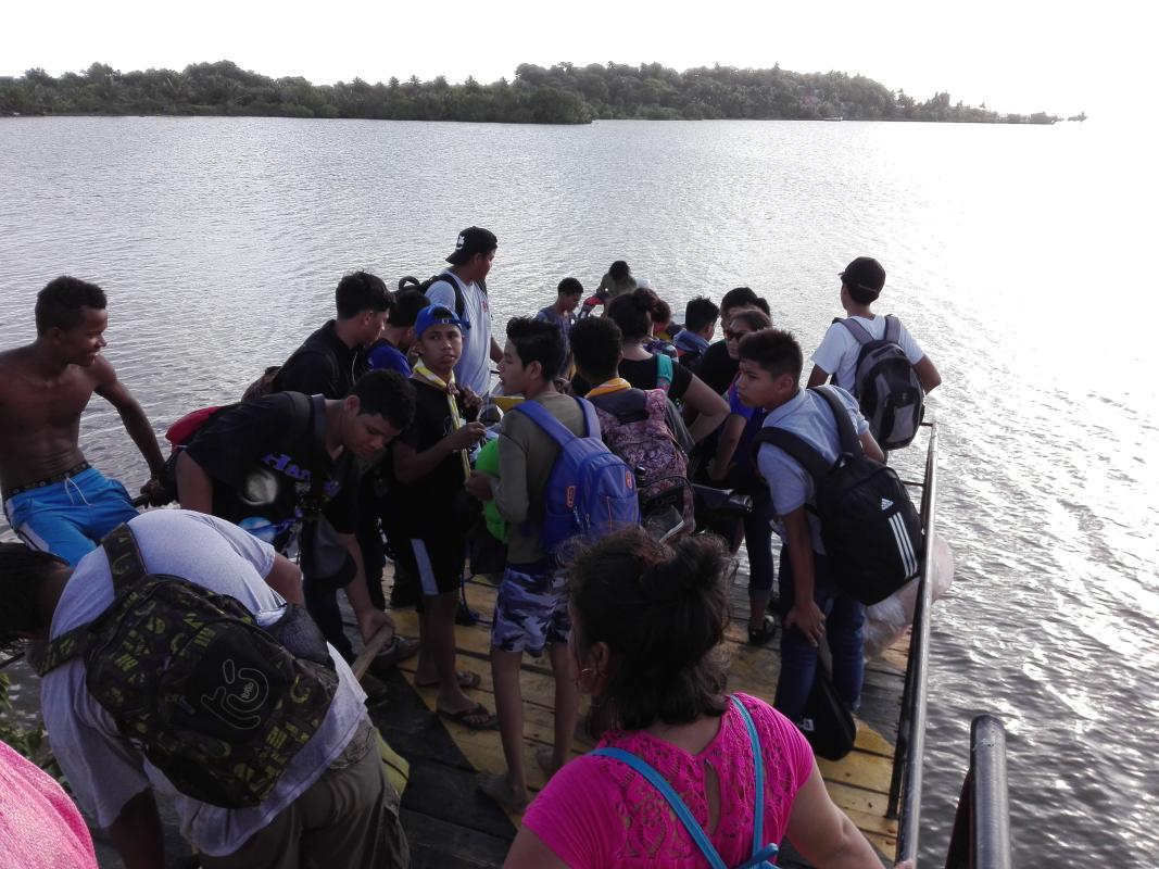 Intercambio Artistico y ludico Puerto El Bluff, Bluefields agosto 2018. Nicaragua.