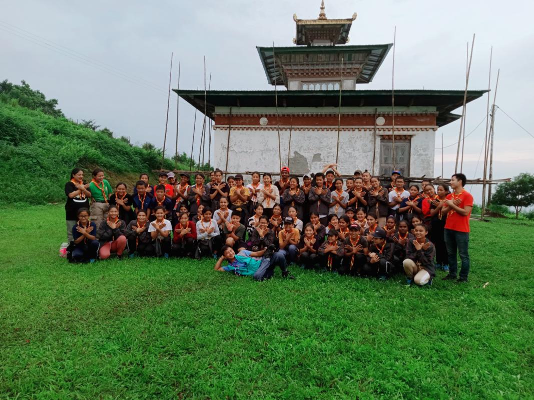 School scout hike