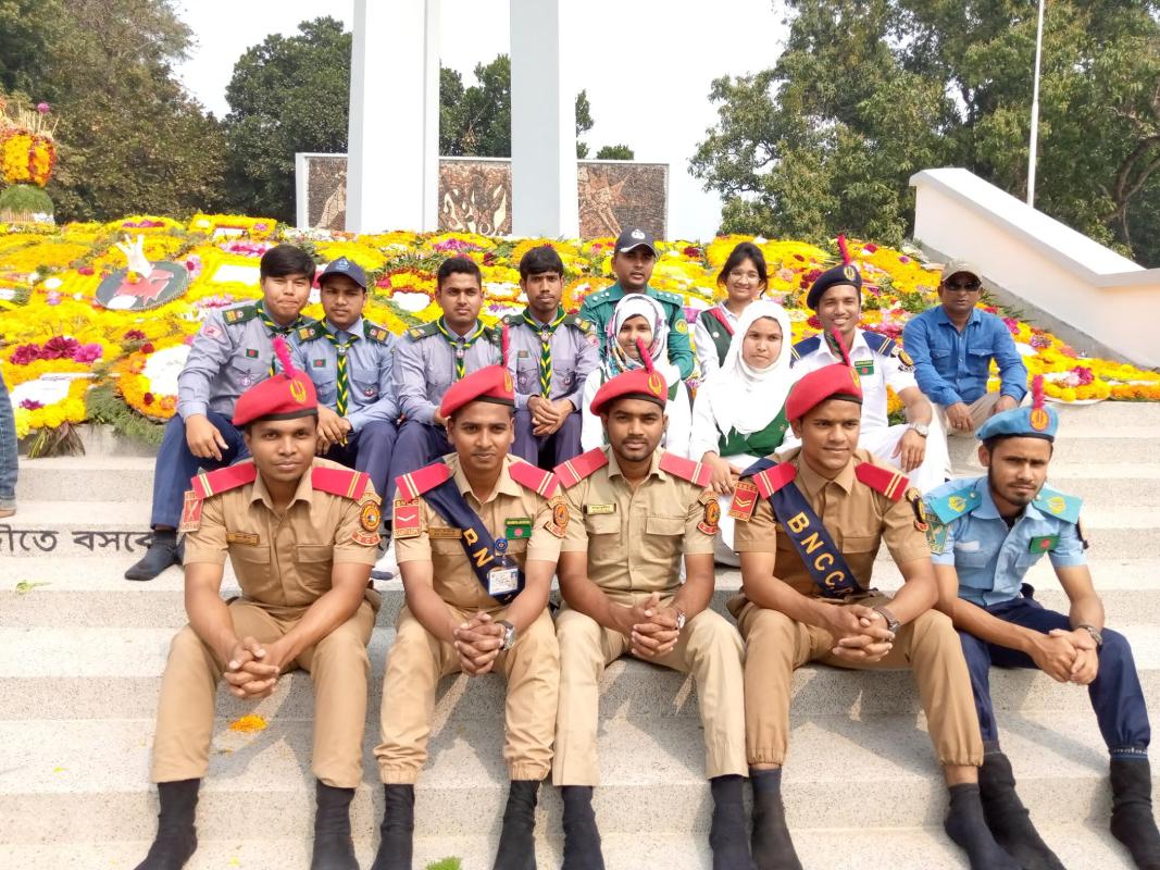 ২১ শে ফেব্রুয়ারি (আন্তর্জাতিক মাতৃভাষা দিবস) সেচ্ছাসেবক হিসেবে অংশগ্রহণ